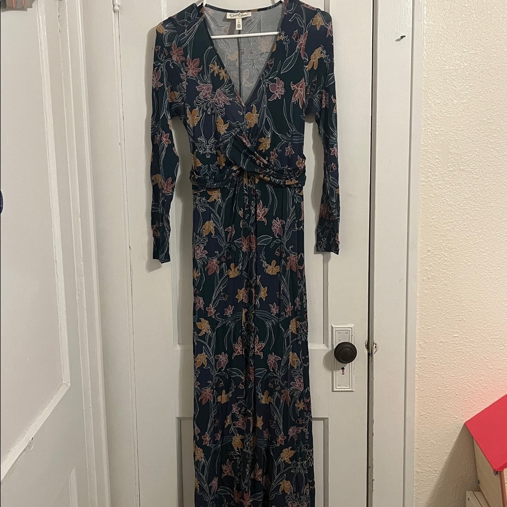 Jessica Simpson Maternity Floral Patterned Maxi Dress